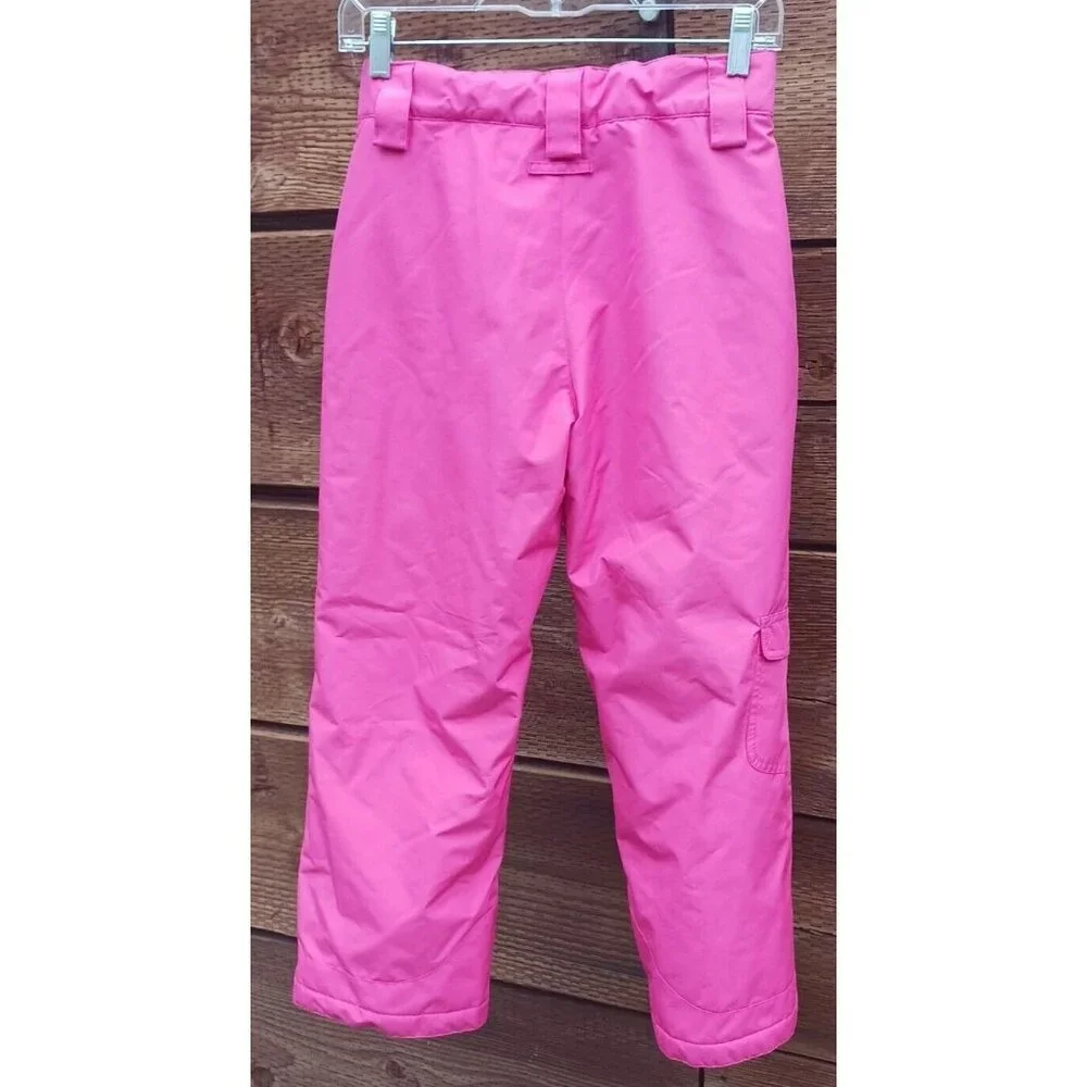 Turbine Kids Youth Snow Ski Pants Girls Size Small Hot Pink  #15221   #L-85 - Picture 2 of 8